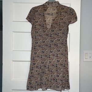 Kimchi Blue Floral Drop Waist Mini Dress